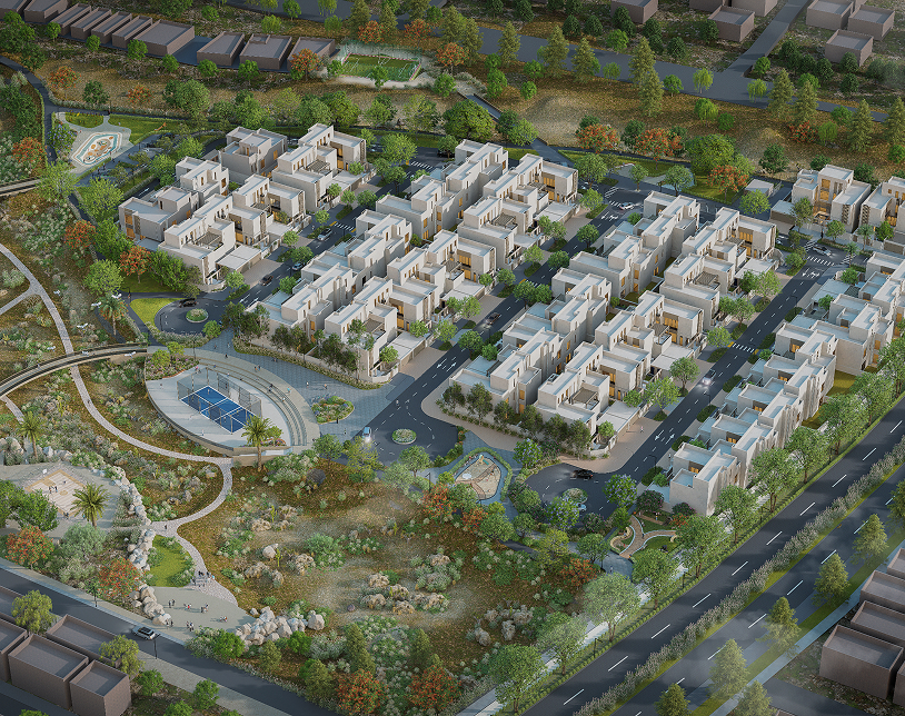 Sarooj Oasis 3D Render