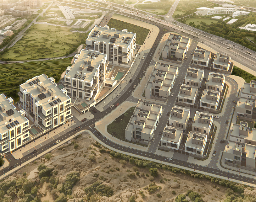 Sarooj Oasis 3D Render