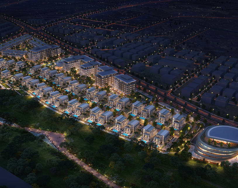 Sarooj Oasis 3D Render