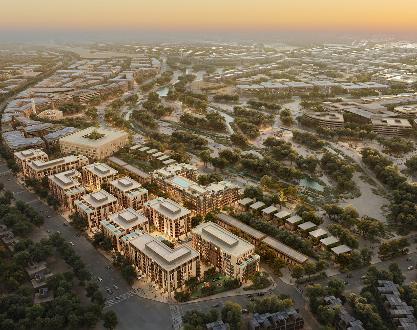 Sarooj Oasis 3D Render